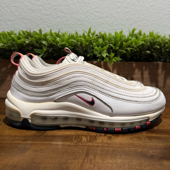 Nike Shoes - Nike Air Max 97 White Multi Pull Taps DH1592-100 Women Size 8